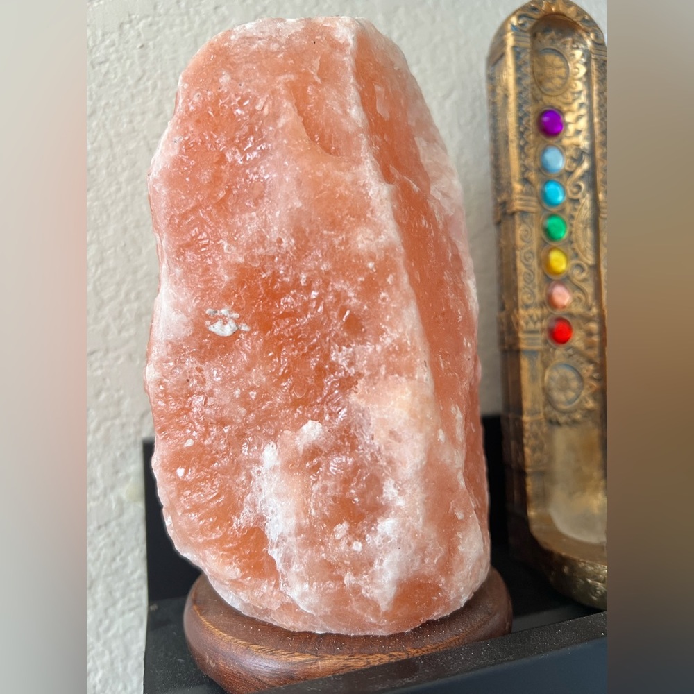 Himalayan salt display